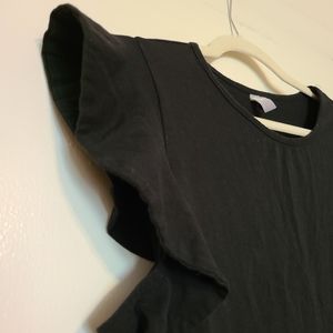 ASOS CURVE Bodycon Dress with Frill Sleeve 18